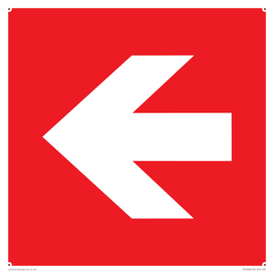 Left arrow (white on red background)